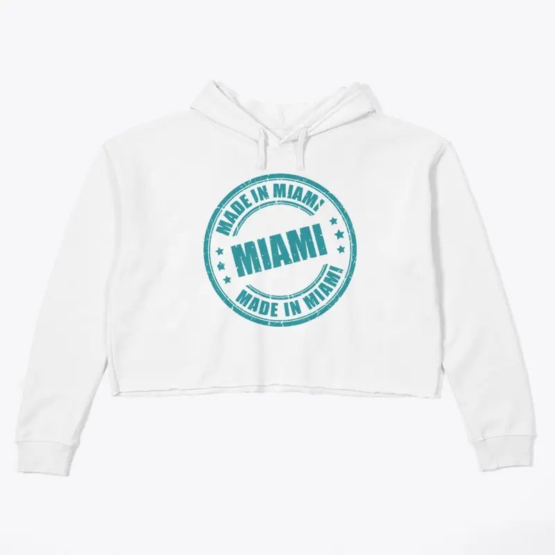 Made in Miami - Stamped Aqua